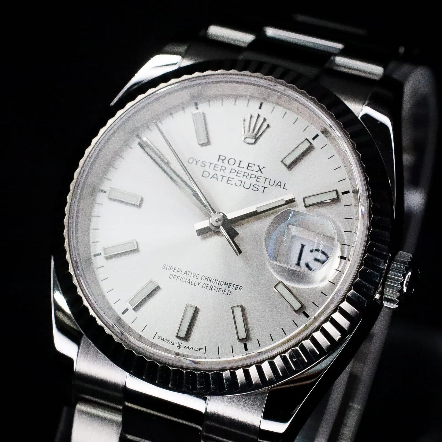 Rolex DateJust Silver Dial