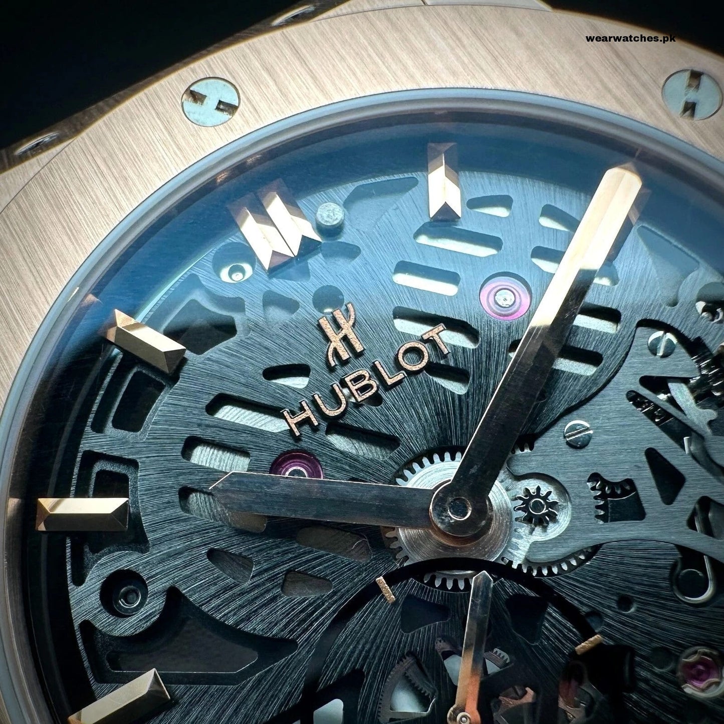 Hublot Classic Fusion Aero Fusion Skeleton Rose Gold