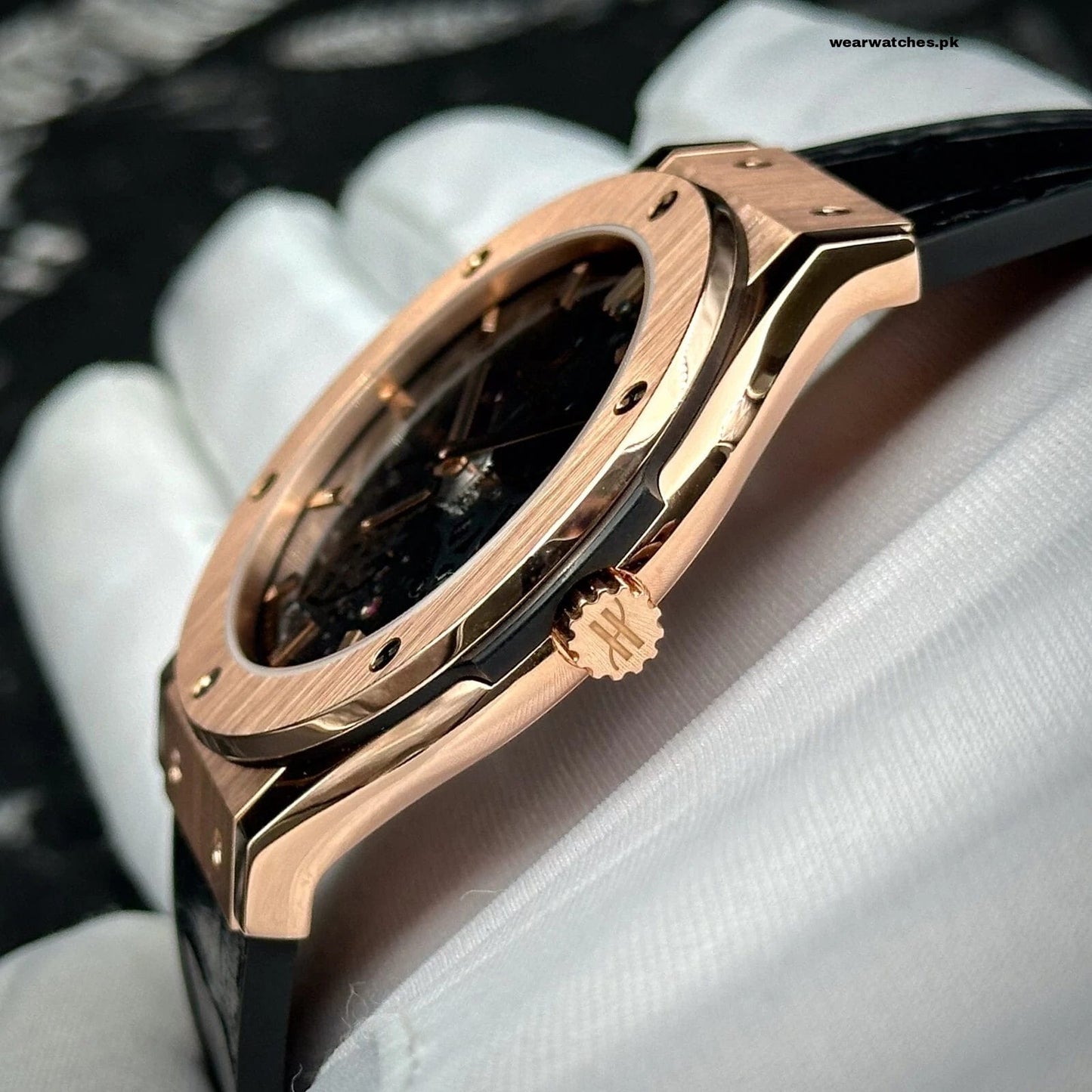 Hublot Classic Fusion Aero Fusion Skeleton Rose Gold