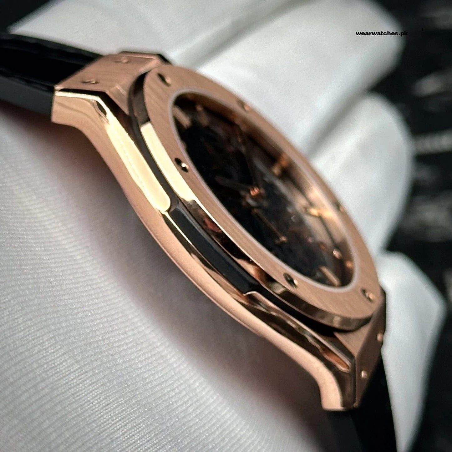 Hublot Classic Fusion Aero Fusion Skeleton Rose Gold
