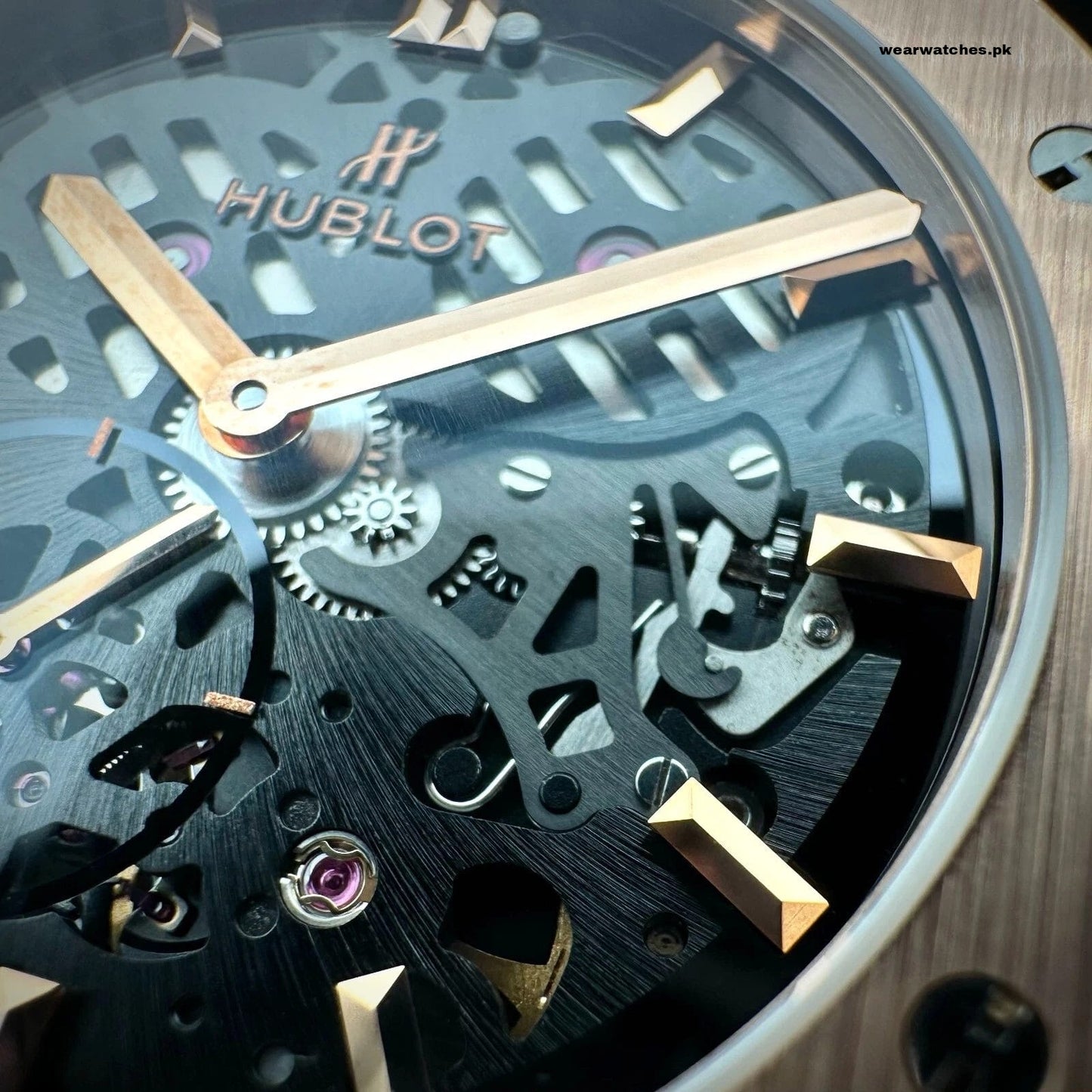 Hublot Classic Fusion Aero Fusion Skeleton Rose Gold
