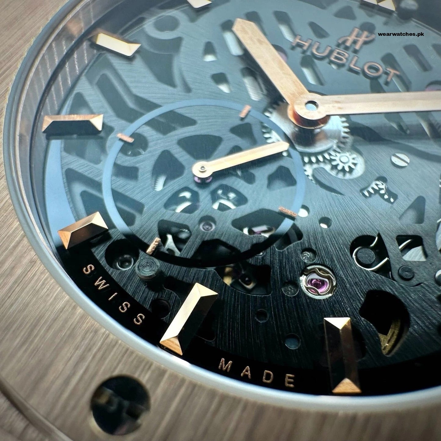 Hublot Classic Fusion Aero Fusion Skeleton Rose Gold