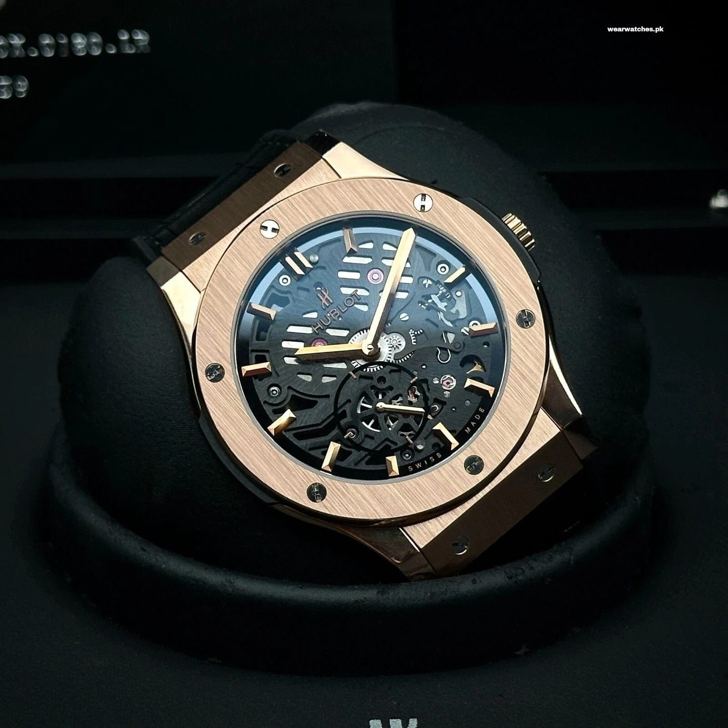Hublot Classic Fusion Aero Fusion Skeleton Rose Gold