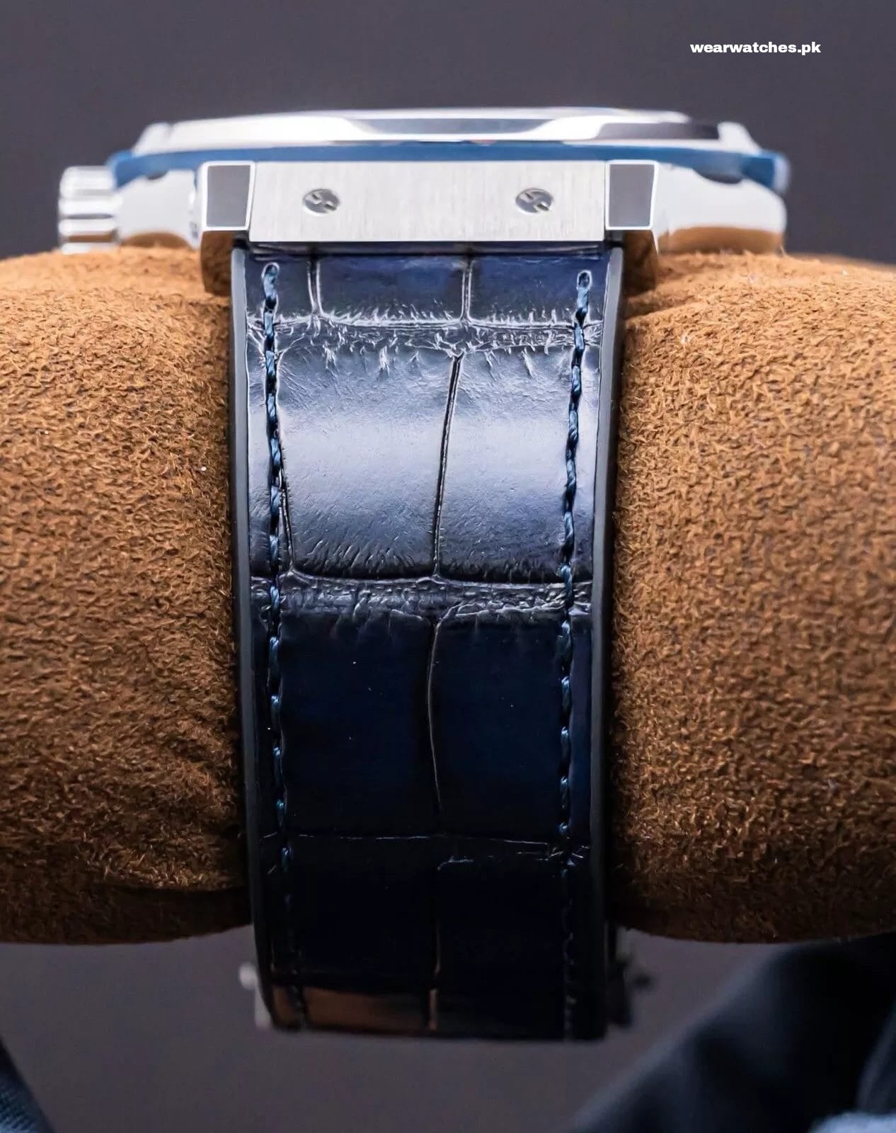 Hublot Classic Fusion Blue Dial - Black leather