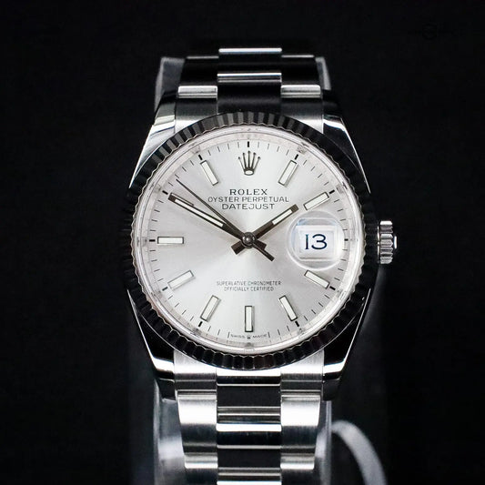 Rolex DateJust Silver Dial