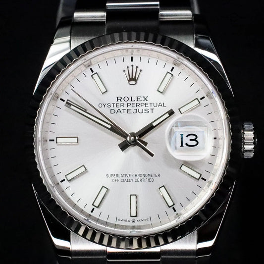 Rolex DateJust Silver Dial